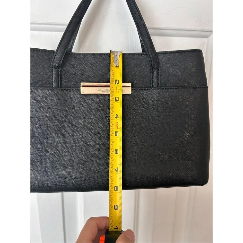 Kate Spade Black Clarke Maiden Way shoulder bag no strap